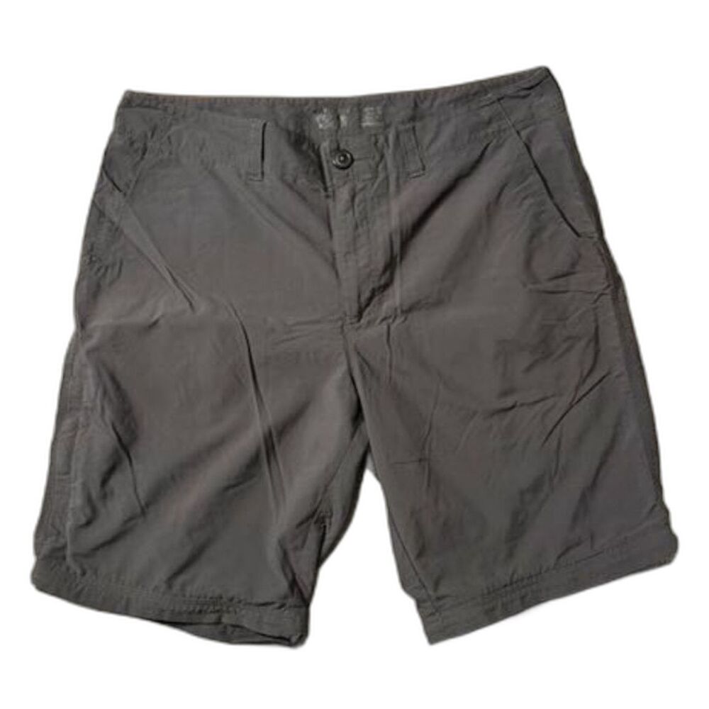 Mountain Hardwear Men's Hiking Shorts Size 34 Gray Nylon Lightweight